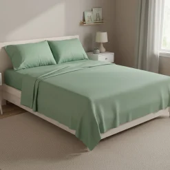 Double Sheet Set - Hedge Green
