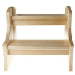 Double-up Step Wood Stool - Natural