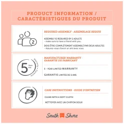 5-Drawer Chest - Avilla Winter Oak