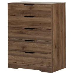 5-Drawer Chest - Holland Natural Walnut