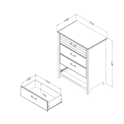 4-Drawer Chest - Ulysses Blueberry