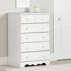 5-drawer chest Summer Breeze - White Pine