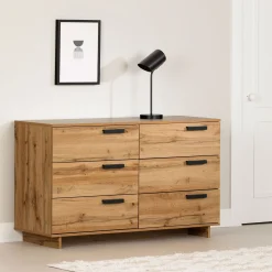 6-Drawer Double Dresser - Cavalleri Nordik Oak
