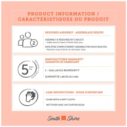 6-Drawer Double Dresser - Primo Rustic Oak