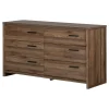 6-Drawer Double Dresser - Tao Natural Walnut