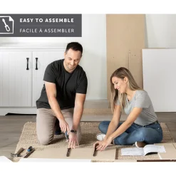 6-Drawer Double Dresser - Versa Gray Maple
