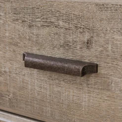 8-Drawer Double Dresser - Versa Weathered Oak