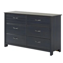 6-Drawer Double Dresser Ulysses - Blueberry