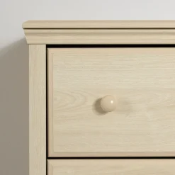 3-Drawer Dresser with Baskets - Cotton Candy Bleached Oak