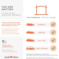 3-Drawer Mates Bed - August Bleached Oak