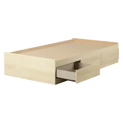 3-Drawer Mates Bed - Noah Bleached Oak