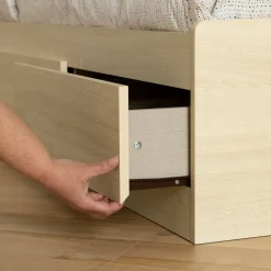 3-Drawer Mates Bed - Noah Bleached Oak