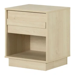1-Drawer Nightstand - August Bleached Oak