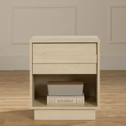 1-Drawer Nightstand - August Bleached Oak