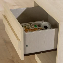 1-Drawer Nightstand - August Bleached Oak