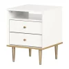 2-Drawer Nightstand - Dylane Pure White