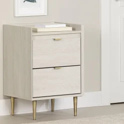 2-Drawer Nightstand - Hype Winter Oak