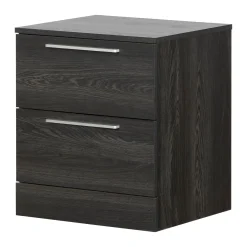 2-Drawer Nightstand - Step One Essential Gray Oak