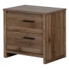 2-Drawer Nightstand - Tao Natural Walnut