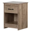 1-Drawer Nightstand - Tassio Weathered Oak