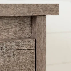 1-Drawer Nightstand - Tassio Weathered Oak