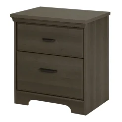 2-Drawer Nightstand - Versa Gray Maple