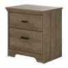 2-Drawer Nightstand - Versa Weathered Oak
