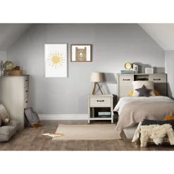 3-Drawer Twin Bed - Ulysses Winter Oak