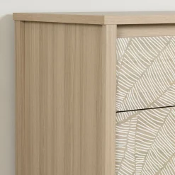 6-Drawers Dresser - - Munich Soft Elm and White