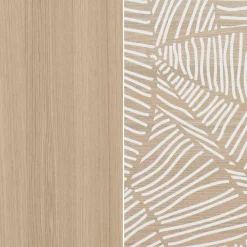 6-Drawers Dresser - - Munich Soft Elm and White