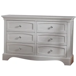 Dresser 6-Drawers Ragusa Vintage White