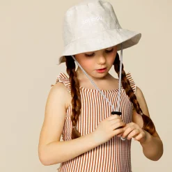 Ecru Bucket Hat 2-12y