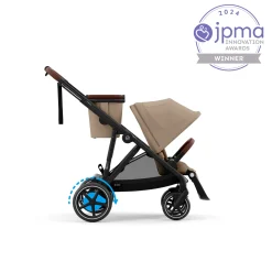 eGazelle S Electronic Assist Stroller - Black / Almond