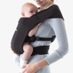 Embrace Cozy Newborn Carrier - Pure Black