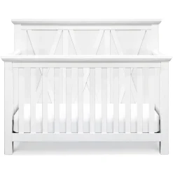 Emory Farmhouse 4-in-1 Convertible Crib - Linen White