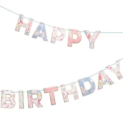 English Garden Birthday Garland