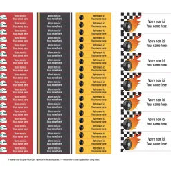 Essential Name Labels - Cars