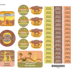 Essential Name Labels - Desert