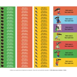 Essential Name Labels - Little Wolf