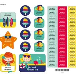 Essential Name Labels – Mermaids