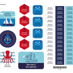 Essential Name Labels – Nautical
