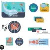Essential Name Labels - Ocean
