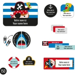 Essential Name Labels - Pirates
