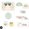 Essential Name Labels - Pink Rainbows