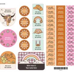 Essential Name Labels - Rodeo