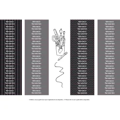 Essential Name Labels – School grey