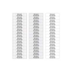 Essential Name Labels – School grey