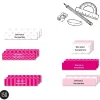 Essential Name Labels – School pink