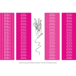 Essential Name Labels – School pink