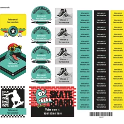 Essential Name Labels - Skate